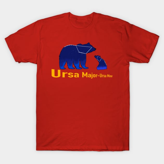 Ursa major ursa minor T-Shirt by Zagalar